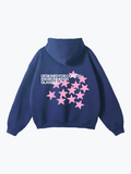 Glassiest Starcluster oversized hoodie in Navy