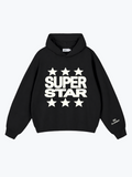 Glassiest Superstar oversized hoodie in Black