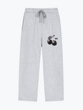 Glassiest Lucky Cherries heavyweight wide-leg sweatpants in Gray